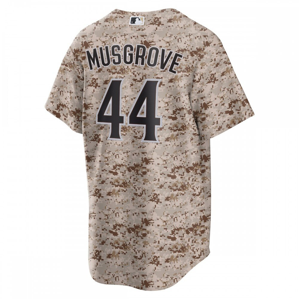 Joe Musgrove San Diego Padres USMC Alternate Replica Player Jersey - Camo-Pro Kit Vault | Brand New 26/27 Sports Jerseys